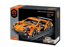 Klocki Auto pomarańczowe 490el
