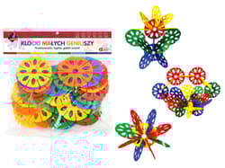 Klocki konstrukcyjne Kwiatki duże 28 elementów