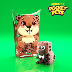 Galeria - zdjęcie nr. 2 - Klocki konstrukcyjne mini Pocket Pets Bóbr 25 elementy