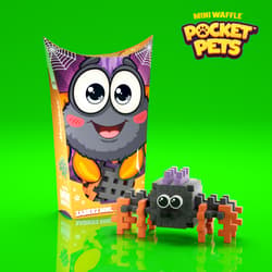 Galeria - zdjęcie nr. 2 - Klocki konstrukcyjne mini Pocket Pets Pająk 25 elementów