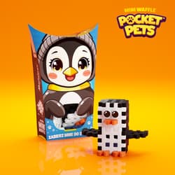 Galeria - zdjęcie nr. 2 - Klocki konstrukcyjne mini Pocket Pets Pingwin 17 elementów