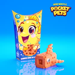 Galeria - zdjęcie nr. 2 - Klocki konstrukcyjne mini Pocket Pets Rybka 16 elementów