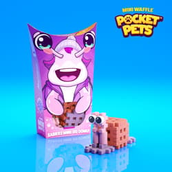 Galeria - zdjęcie nr. 2 - Klocki konstrukcyjne mini Pocket Pets Ślimak 15 elementów