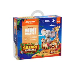 Klocki konstrukcyjne Mini Waffle Animals Safari 100 elementów