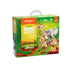 Klocki konstrukcyjne Mini Waffle Animals Sawanna 100 elementów