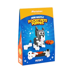 Klocki konstrukcyjne Mini Waffle Pocket Pets Puppies Husky 44 elementy