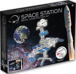 Klocki konstrukcyjne NASA metalowe Stacja Kosmiczna 230 elementów