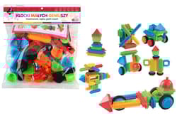 Klocki konstrukcyjne Szczotki 46 elementów