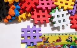 Galeria - zdjęcie nr. 2 - Klocki konstrukcyjne Waffle midi 180 el