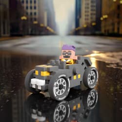Galeria - zdjęcie nr. 5 - Klocki konstrukcyjne Waffle mini Cars Grey Oldtimer Richard 50 elementów