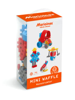Galeria - zdjęcie nr. 3 - Klocki konstrukcyjne Waffle Mini dla chłopców 70 elementów
