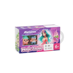 Klocki konstrukcyjne Waffle mini Księżniczka Magiczna Wieża 80 elementów