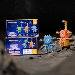 Galeria - zdjęcie nr. 4 - Klocki konstrukcyjne Wafle mini Crazy Monsters Space Jinks 60 elementów