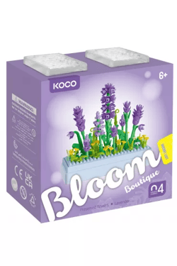 Klocki Kwiaty Lawendy 239el