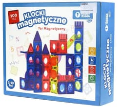 Klocki magnetyczne 100el
