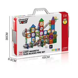 Klocki magnetyczne 168 elementów