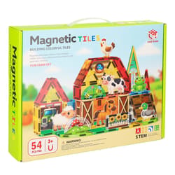 Klocki magnetyczne Farma 54 elementy