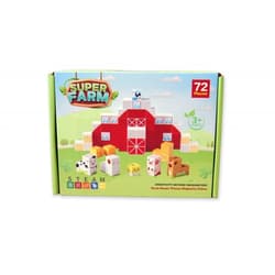 Klocki magnetyczne farma 72el
