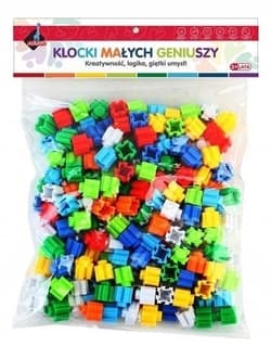 Klocki małych geniuszy 128 elementów