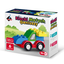 Klocki małych geniuszy Autko 6el