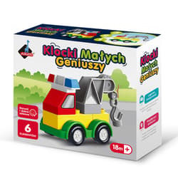 Klocki małych geniuszy Autko 6el