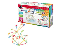 Klocki małych geniuszy - Słomki midi 416 elementów