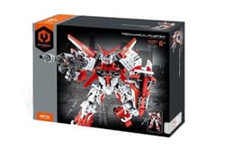 Klocki Mecha Wojownik czerwony 1100el