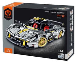 Klocki Model 1:14 Auto srebrne 1237el