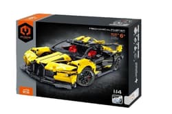 Klocki Model 1:14 Auto żółte 1103el