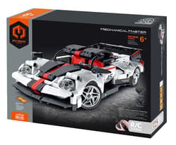 Klocki R/C Wyścigówka biała 476el