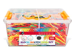 Klocki słomki MIDI 1000 elementów