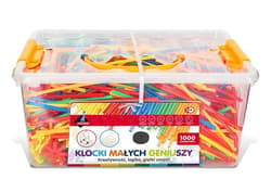 Klocki słomki MIDI 1000 elementów