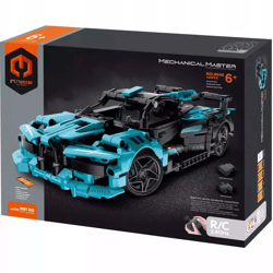 Klocki Wyścigówka R/C niebieska 439el