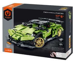 Klocki Wyścigówka R/C zielona 429el