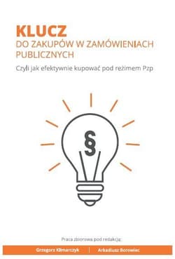 Klucz do zakupów w zamówieniach publicznych. Czyli jak efektywnie kupować pod reżimem Pzp - Borowiec Arkadiusz, Grzegorz Klimarczyk