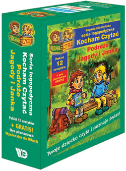 Kocham Czytać 19-30 Komplet (pudełko II) Podróże Jagody i Janka - Jagoda Cieszyńska