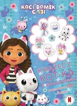 Koci Domek Gabi Książecz-kot-ka z naklejkami - Praca zbiorowa