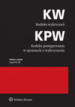 Kodeks wykroczeń. Kodeks postępowania w sprawach o wykroczenia