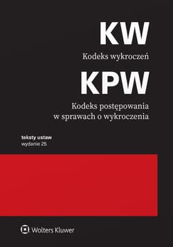 Kodeks wykroczeń. Kodeks postępowania w sprawach o wykroczenia. Przepisy - Opracowanie Zbiorowe