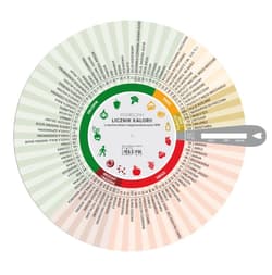 Galeria - zdjęcie nr. 2 - Koło kaloryczne podręczny licznik kalorii