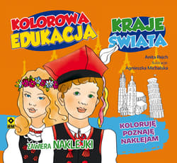 Kolorowa edukacja Kraje świata Naklejka - Anita Rejch