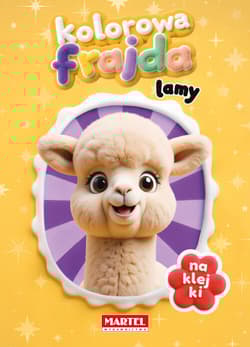 Kolorowa frajda. Lamy z naklejkami - Agata Niemirska