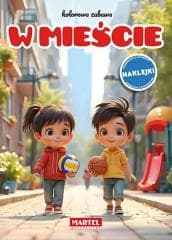 Kolorowa zabawa. W mieście z naklejkami - Maciej Ratajczyk