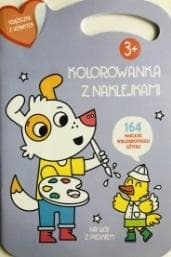 Kolorowana z naklejkami. Na wsi z pieskiem - Praca zbiorowa