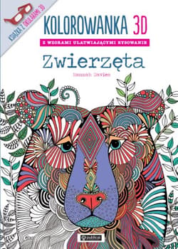 Kolorowanka 3D Zwierzęta - Hannah Davies