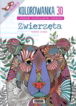 Kolorowanka 3D Zwierzęta - Hannah Davies