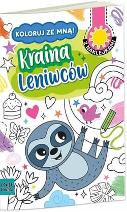 Kolorowanka a4 koloruj ze mną - kraina leniwców - Agnieszka Matz
