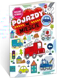 Kolorowanka a4 ruszamy w drogę - pojazdy w mieście - Agnieszka Matz