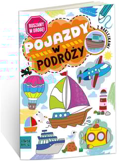 Kolorowanka a4 ruszamy w drogę - pojazdy w podróży - Agnieszka Matz