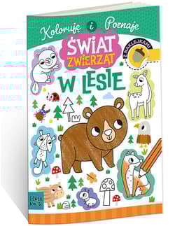 Kolorowanka a4 świat zwierząt - w lesie - Agnieszka Matz